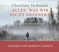 Bild: Alles, was wir nicht erinnern - C.H.BECK