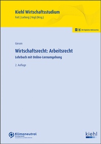 Abbildung von: Wirtschaftsrecht: Arbeitsrecht - Kiehl