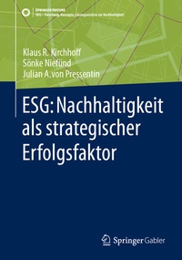 Bild: ESG: Nachhaltigkeit als strategischer Erfolgsfaktor - Springer Gabler