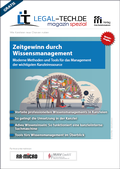 Bild: Legal Tech-Magazin Spezial: Zeitgewinn durch Wissensmanagement - FFI-Verlag