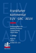 Cover: Frankfurter Kommentar zu EUV, GRC und AEUV - Band 3: AEUV, Artikel 101-215 - Mohr Siebeck