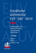 Cover: Frankfurter Kommentar zu EUV, GRC und AEUV - Band 2: AEUV, Pr&auml;ambel, Artikel 1-100 - Mohr Siebeck
