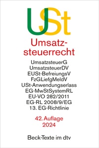 Abbildung von: Umsatzsteuerrecht: USt - dtv