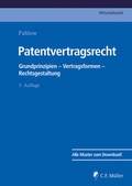 Cover: Patentvertragsrecht - C.F. M&uuml;ller