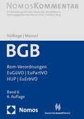 Abbildung von: Bürgerliches Gesetzbuch: BGB - Band 6 - Nomos