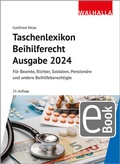 Abbildung von: Taschenlexikon Beihilferecht Ausgabe 2024 - Walhalla