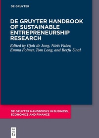 Abbildung von: De Gruyter Handbook of Sustainable Entrepreneurship Research - De Gruyter