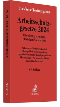 Bild vergrößern Bild: Arbeitsschutzgesetze 2024 - C.H.BECK