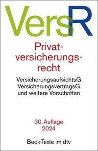 Abbildung von: Privatversicherungsrecht: VersR - dtv