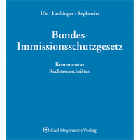 Enlarge image Cover: Bundes-Immissionsschutzgesetz - Carl Heymanns Verlag