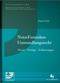 Cover: Notarformulare Umwandlungsrecht - Deutscher Notarverlag