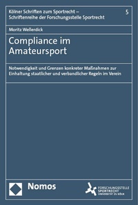 Abbildung von: Compliance im Amateursport - Nomos