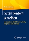 Cover: Guten Content schreiben - Springer Gabler