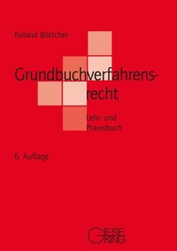 Abbildung von: Grundbuchverfahrensrecht - Gieseking
