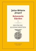Cover: Julius Wilhelm Zincgref: Gesammelte Schriften / Deutsche Politische Schriften - De Gruyter