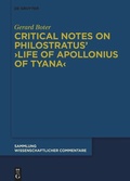 Cover: Critical Notes on Philostratus' "Life of Apollonius of Tyana" - De Gruyter