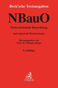 Abbildung von: Niedersächsische Bauordnung - C.H.BECK