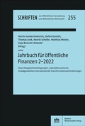 Cover: Jahrbuch f&uuml;r &ouml;ffentliche Finanzen 2-2022 - Berliner Wissenschafts-Verlag