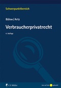 Cover: Verbraucherprivatrecht - C.F. M&uuml;ller