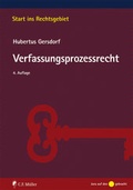 Cover: Verfassungsprozessrecht und Verfassungsm&auml;&szlig;igkeitspr&uuml;fung - C.F. M&uuml;ller