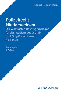 Abbildung von: Polizeirecht Niedersachsen - Kommunal- und Schul-Verlag