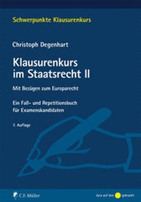Abbildung von: Klausurenkurs im Staatsrecht II - C.F. Müller