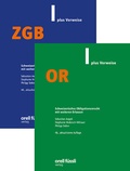 Cover: ZGB/OR plus Verweise Kombipaket - Orell F&uuml;ssli Verlag