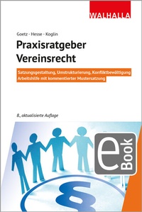 Abbildung von: Praxisratgeber Vereinsrecht - Walhalla