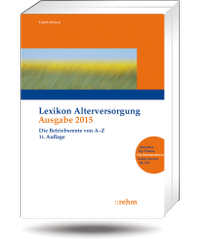 Abbildung von: Lexikon Altersversorgung 2015 - Rehm