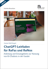 Abbildung von: ChatGPT-Leitfaden für ReFas und ReNos - FFI-Verlag