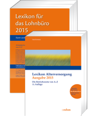 Abbildung von: Buchpaket Lexikon für das Lohnbüro und Lexikon Altersversorgung 2015 - Rehm