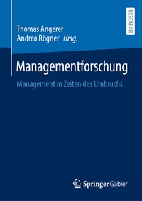 Abbildung von: Managementforschung - Springer Gabler