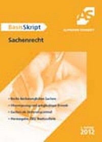 Enlarge image Cover: Sachenrecht - Alpmann Schmidt