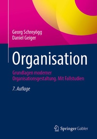 Abbildung von: Organisation - Springer Gabler