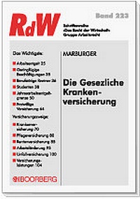 Abbildung von: Die Gesetzliche Krankenversicherung - Boorberg