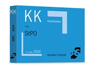 Abbildung von: Karteikarten StPO - Alpmann Schmidt