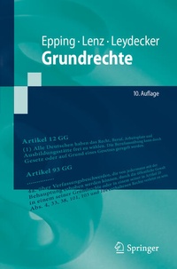 Cover: Grundrechte - Springer