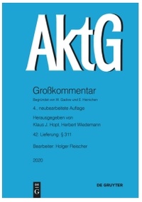 Abbildung von: Aktiengesetz / § 311 - De Gruyter