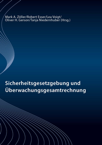 Abbildung von: Sicherheitsgesetzgebung und Überwachungsgesamtrechnung - Deutscher Anwaltverlag