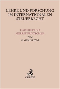 Bild: Lehre und Forschung im Internationalen Steuerrecht - C.H.BECK