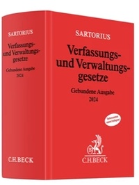 Abbildung von: Verfassungs- und Verwaltungsgesetze - Gebundene Ausgabe 2024 - C.H.BECK