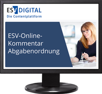 Abbildung von: ESV-Online-Kommentar Abgabenordnung - Jahresabonnement - Erich Schmidt Verlag