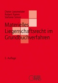 Cover: Materielles Liegenschaftsrecht im Grundbuchverfahren - Gieseking