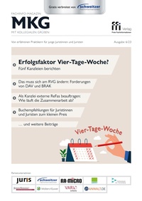 Abbildung von: MkG-Fachinfomagazin Ausgabe 06/23 - FFI-Verlag
