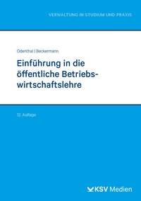 Abbildung von: Einführung in die öffentliche Betriebswirtschaftslehre - Kommunal- und Schul-Verlag