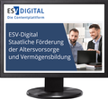 Cover: ESV-Digital Staatliche F&ouml;rderung der Altersvorsorge und Verm&ouml;gensbildung - Jahresabonnement - Erich Schmidt Verlag