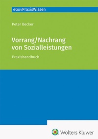 Abbildung von: Vorrang / Nachrang von Sozialleistungen - Luchterhand