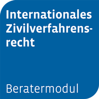 Abbildung von: Beratermodul Internationales Zivilverfahrensrecht - Otto Schmidt Verlag