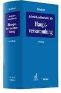 Cover: Arbeitshandbuch f&uuml;r die Hauptversammlung - Vahlen