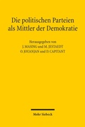 Cover: Die politischen Parteien als Mittler der Demokratie - Mohr Siebeck